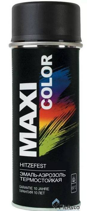 Эмаль-аэрозоль черная Maxi Color 0008MX