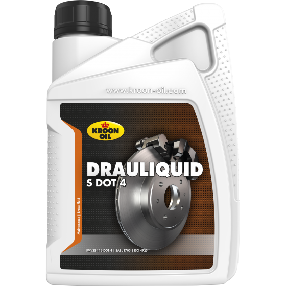 Жидкость тормозная KROON OIL DRAULIQUID-S DOT 4 1л / 04206