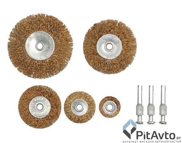 Набор щеток для дрели VOREL 06990