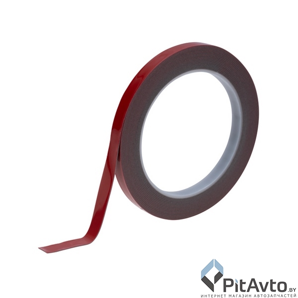 Скотч двухсторонний REXANT 9мм х 5м серый / 096009