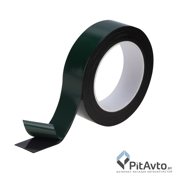 Скотч двухсторонний REXANT 30мм х 5м черный / 096130