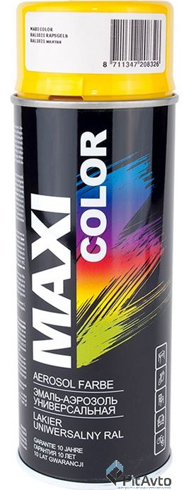 RAL1023 Эмаль транспортно-жёлтая Maxi Color