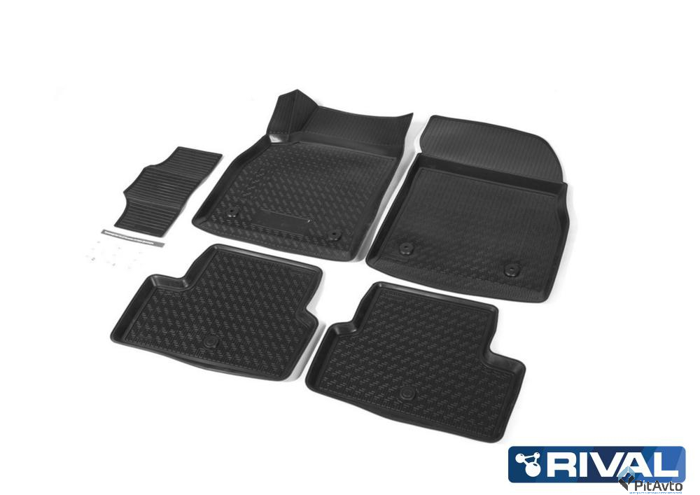 Коврики салона RIVAL Chevrolet Cruze 2014-> / 11003001