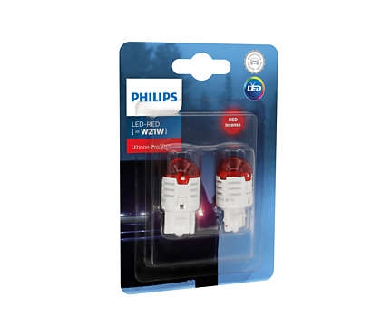 Комплект ламп W21 LED, PHILIPS, 11065U30RB2