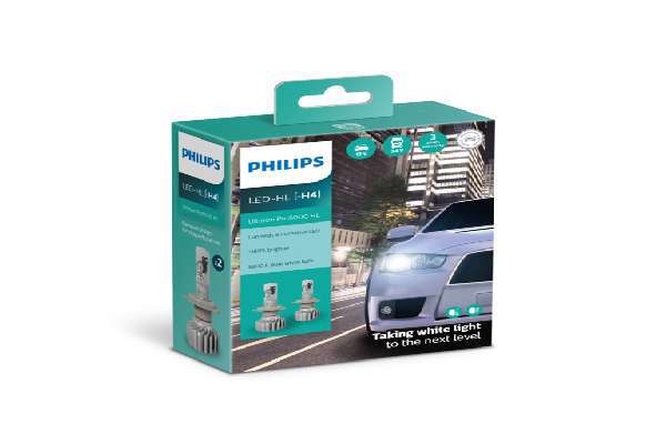 Комплект ламп H4 LED +160%, PHILIPS, 11342U50CWX2