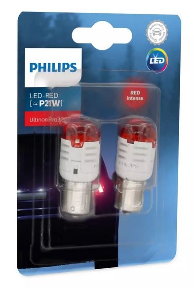 Комплект ламп P21LED PHILIPS 11498U30RB2