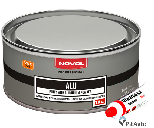 Novol 1165 Шпатлевка с алюминиевой пылью 1.8кг