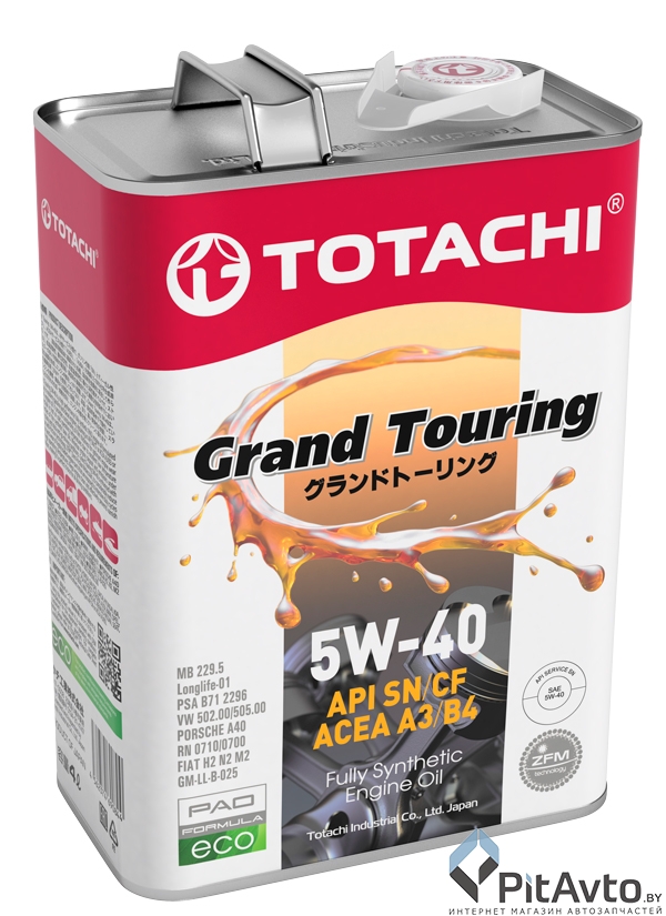 Масло моторное TOTACHI Grand Touring 5W-40 4л
