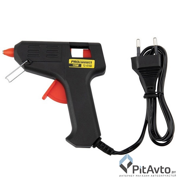 Пистолет клеевой PROCONNECT 15Вт / 12-0102