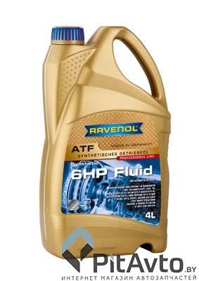 Жидкость гидравлическая RAVENOL ATF 6HP 4л