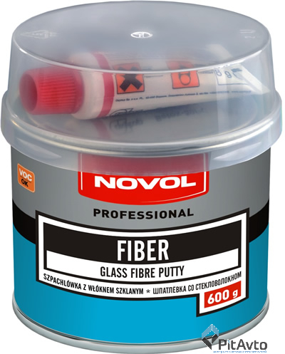 Шпатлевка Novol со стекловолокном 1222 0.6 кг