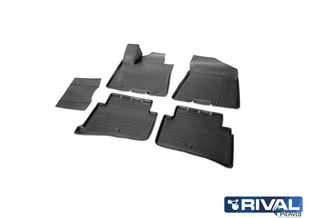 Коврики салона RIVAL Kia Sportage 4 2016-> 5шт / 12805003