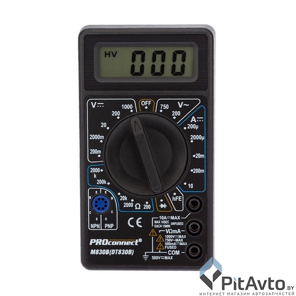 Портативный мультиметр PROCONNECT M830B / 13-3011