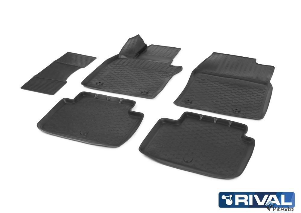 Коврики салона RIVAL Mazda 3 BP 2019-> 5шт / 13801009