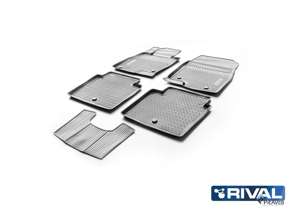 Коврик салона RIVAL Mazda 6 GJ 2012-> 5шт / 13802001