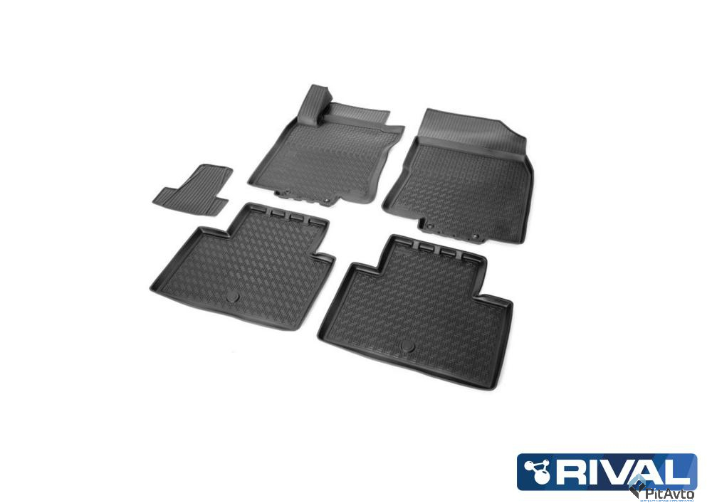 Коврики в салон RIVAL Nissan X-Trail 2014-> 5шт / 14109001