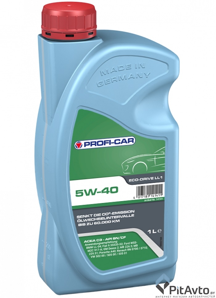 Масло моторное PROFI-CAR ECO-DRIVE LONGLIFE I 5W40 (1л)
