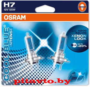 64210CBI-02B H7 ( 2 шт в блистере) 12V 55W PX26D COOL BLUE INTENSE