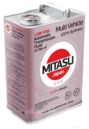 Жидкость гидравлическая MITASU LOW VISCOSITY MV ATF 4л