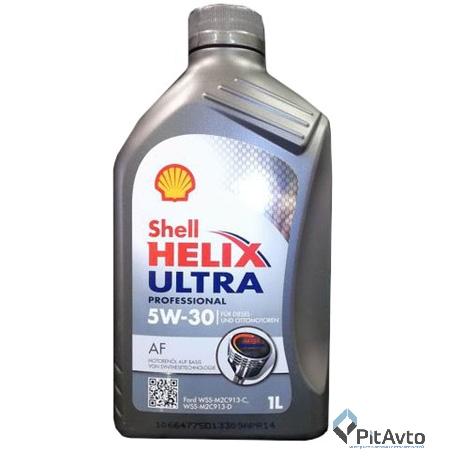 Моторное масло Shell 5W30 Helix Ultra Professional AF 1л