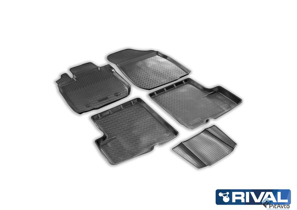 Коврики салона, RIVAL, для Renault Logan 2004-, 14702004