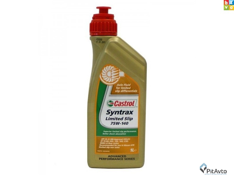 Масло трансмиссионное CASTROL Syntrax Limited Slip 75W-140 1л
