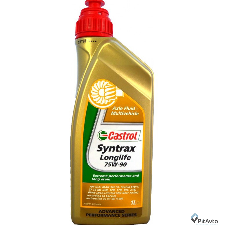 Масло трансмиссионное CASTROL Syntrax Longlife 75W-90 1л