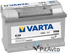 Аккумулятор VARTA Silver Dynamic 74 А/ч 750 А, 574402075