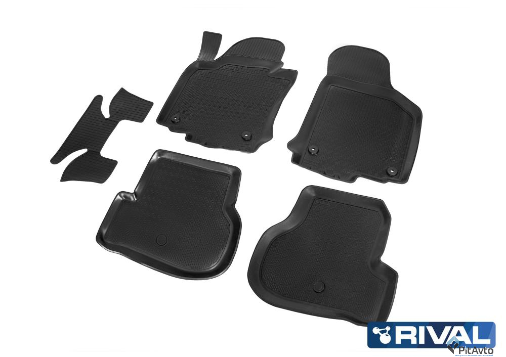 Коврики салона RIVAL Skoda Octavia 2004-2013 / 15101002