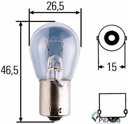 Лампа накаливания  24V 18W  Standard