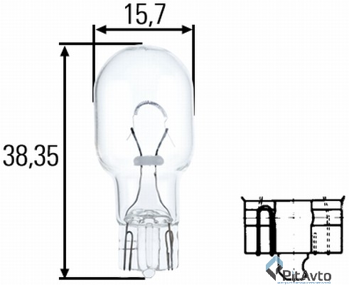 Лампа накаливания  18W Standard