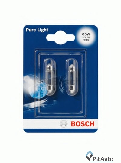 Комплект ламп накаливания блистер 2шт W1.2W  Pure Light