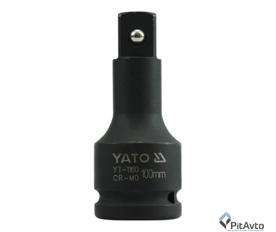 Удлинитель для воротка, ударный, 3/4, 100 мм, YATO, YT-1160