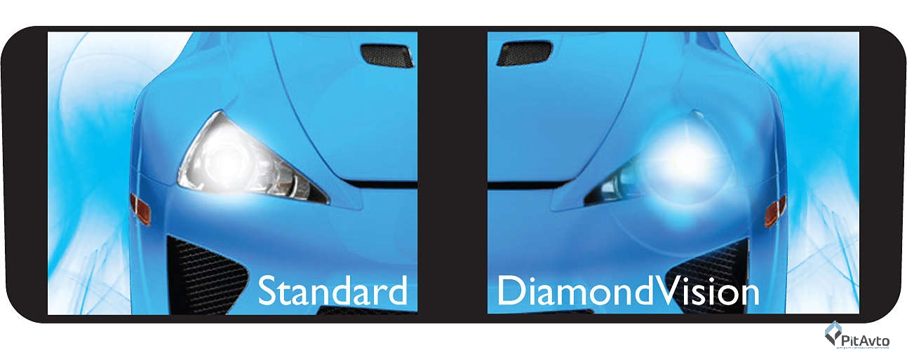 Изображение Комплект ламп H1, DIAMOND VISION, PHILIPS, 12258DVS2 Комплект ламп H1, DIAMOND VISION, PHILIPS, 12258DVS2