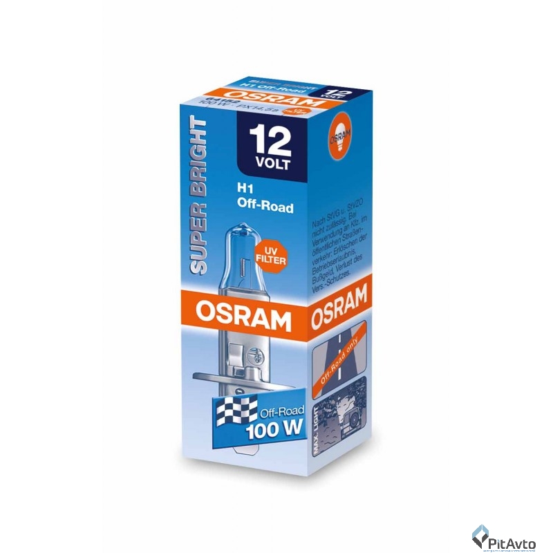 Лампа галогенная H1 100W OFF-ROAD Super Brigh