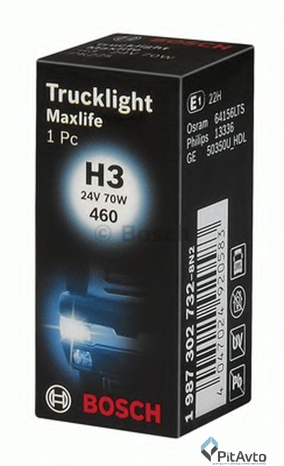 Лампа галогенная  H3 24V  Trucklight Maxlife