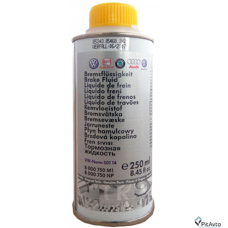 Жидкость тормозная VAG dot 4 B000750M1 0.25л