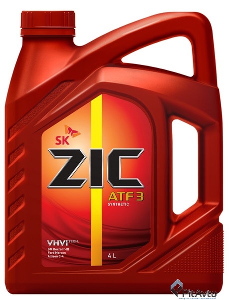 Жидкость гидравлическая ZIC ATF 3 4л