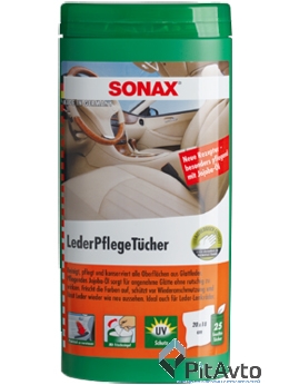 Салфетки для очистки кожи SONAX 412300