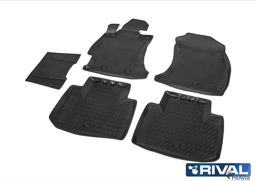 Коврики салона, RIVAL, для Subaru Forester IV 2012-,