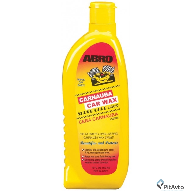 Воск автомобильный жидкий ABRO LW-811