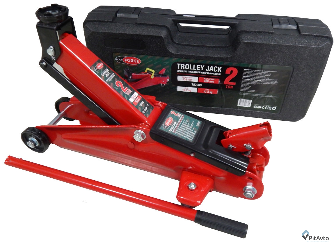 Домкрат подкатной 2т ROCK FORCE, RF-TA82008