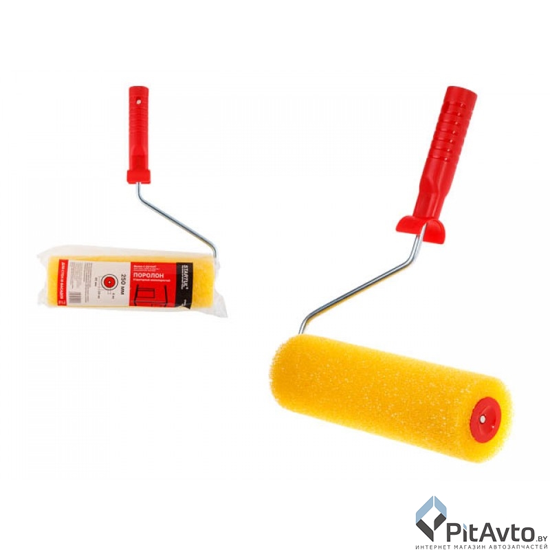 Валик поролоновый 35-100мм с ручкой 6мм STARTUL PROFI