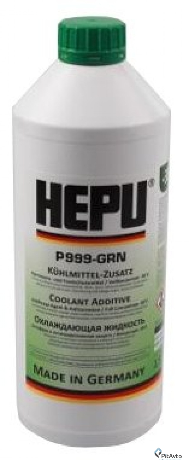 Антифриз HEPU 1,5л зеленый, P999GRN