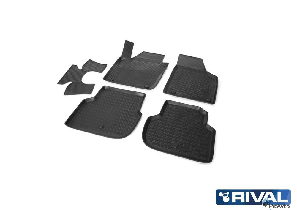 Коврики салона VW Jetta VI 2010-2019 5шт /15802001
