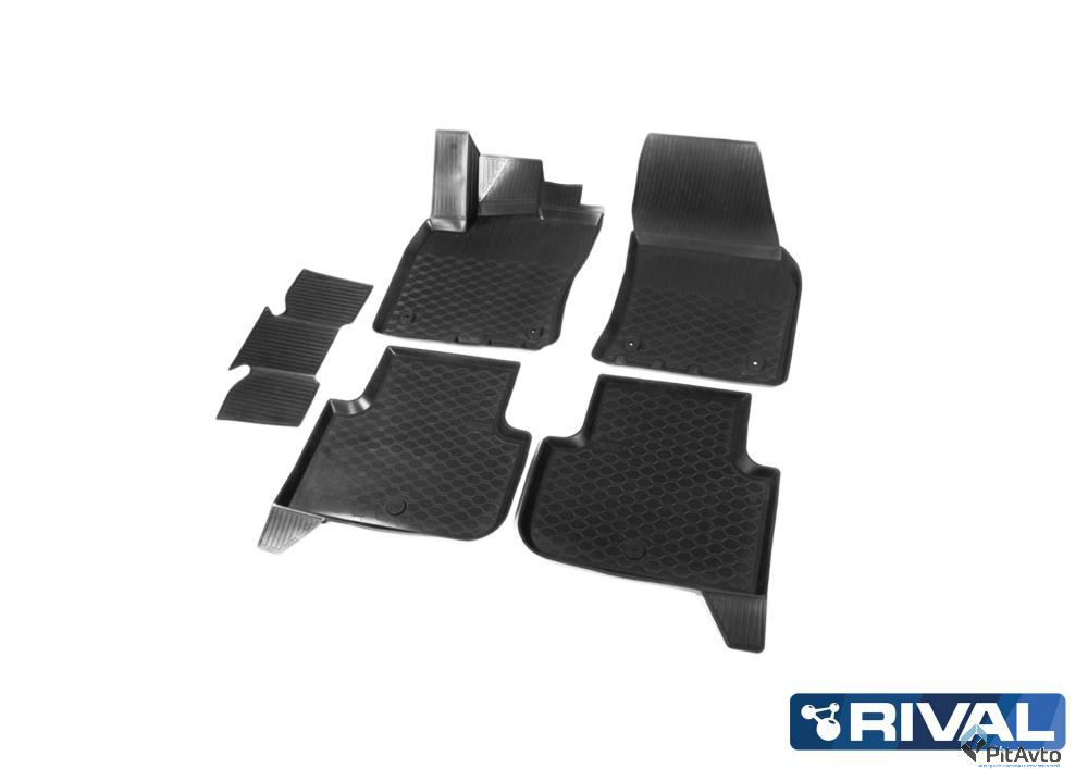 Коврики салона RIVAL VW Tiguan 2 DSG 2016-> / 15805006