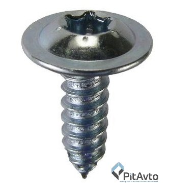 92909M Саморез 4.1x13mm под TORX цвет серебро