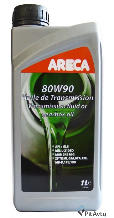 Масло трансмиссионное ARECA 80W-90 1л 15141