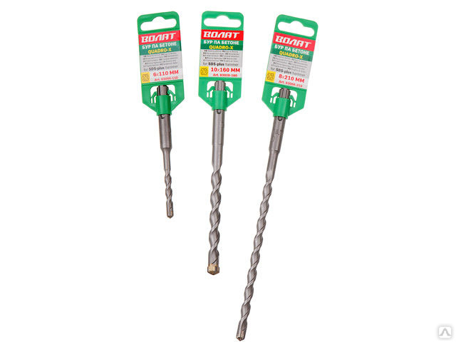 ВОЛАТ 82112-160 12х100х160 мм бур (сверло) SDS-plus S4 