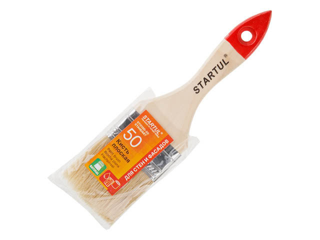 10700-50 Кисть плоская 2-50мм ВОЛАТ (флейцевая малярная) 